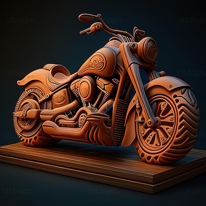 3D модель Harley Davidson Softail Slim S (STL)